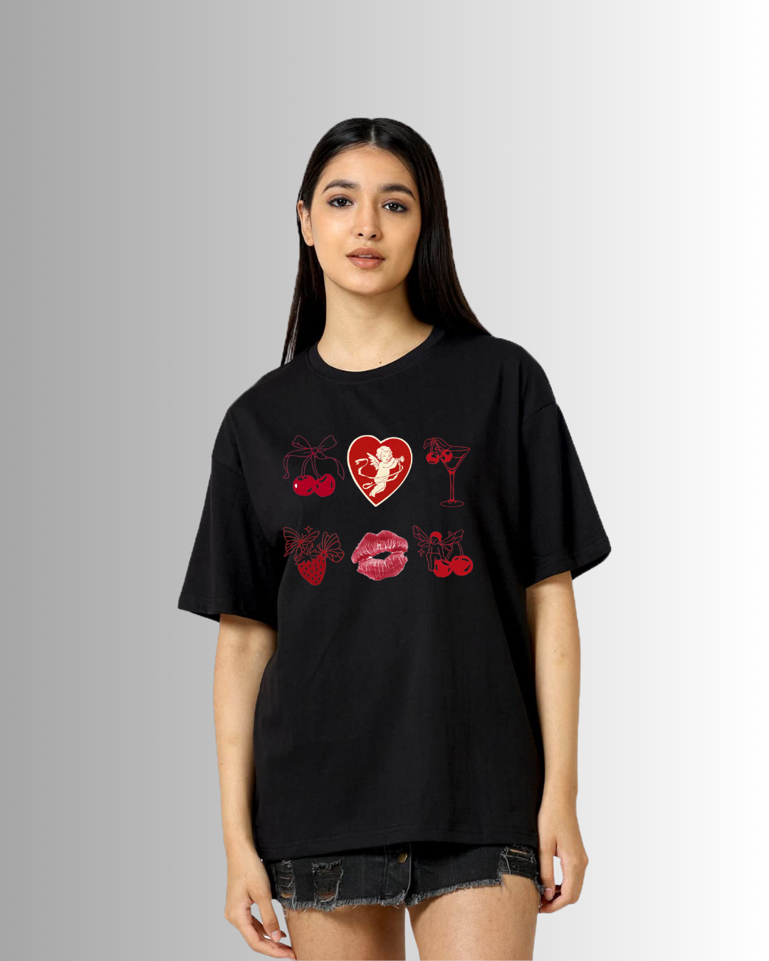 Cherry Crush Oversized T-Shirt