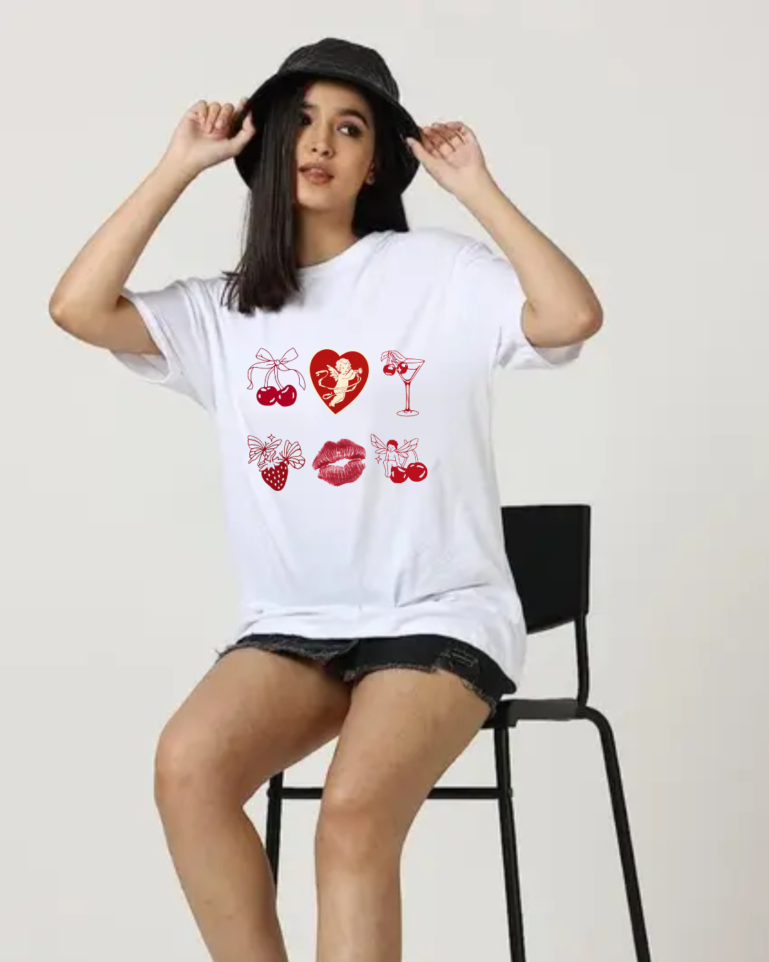 Cherry Crush Oversized T-Shirt