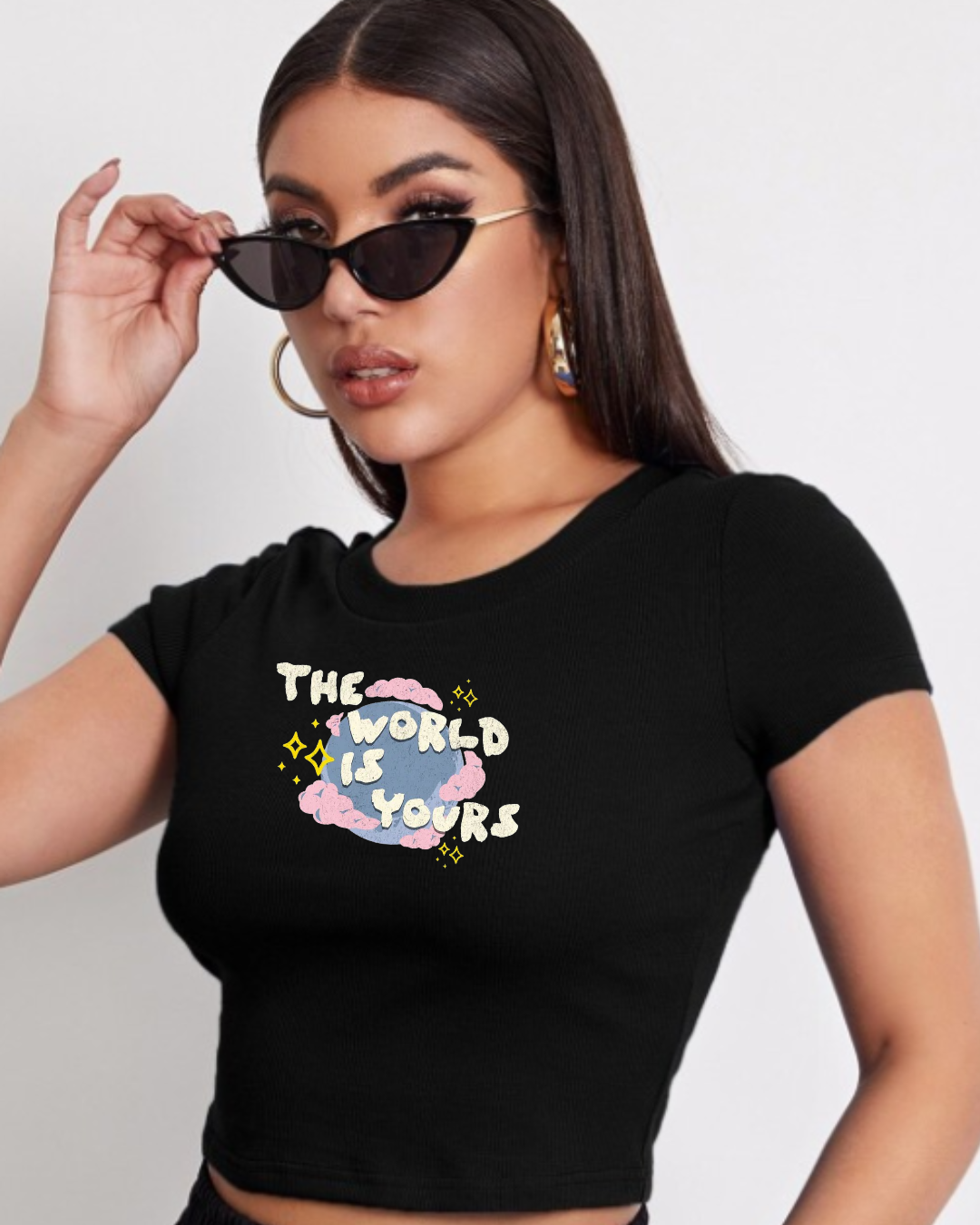 The World Is Yours Crop Top