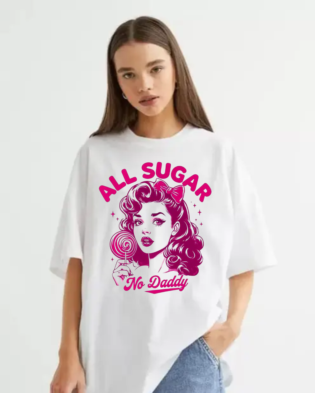 All Sugar No Daddy Oversized T-shirt