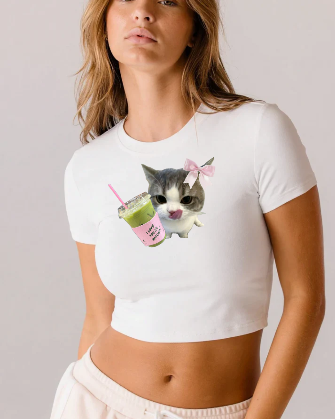 I Love You So Matcha Crop Top