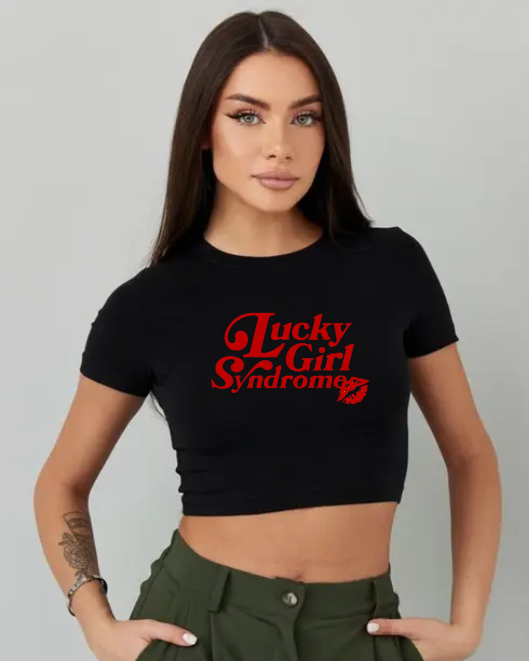 Lucky Girl Syndrome Crop Top