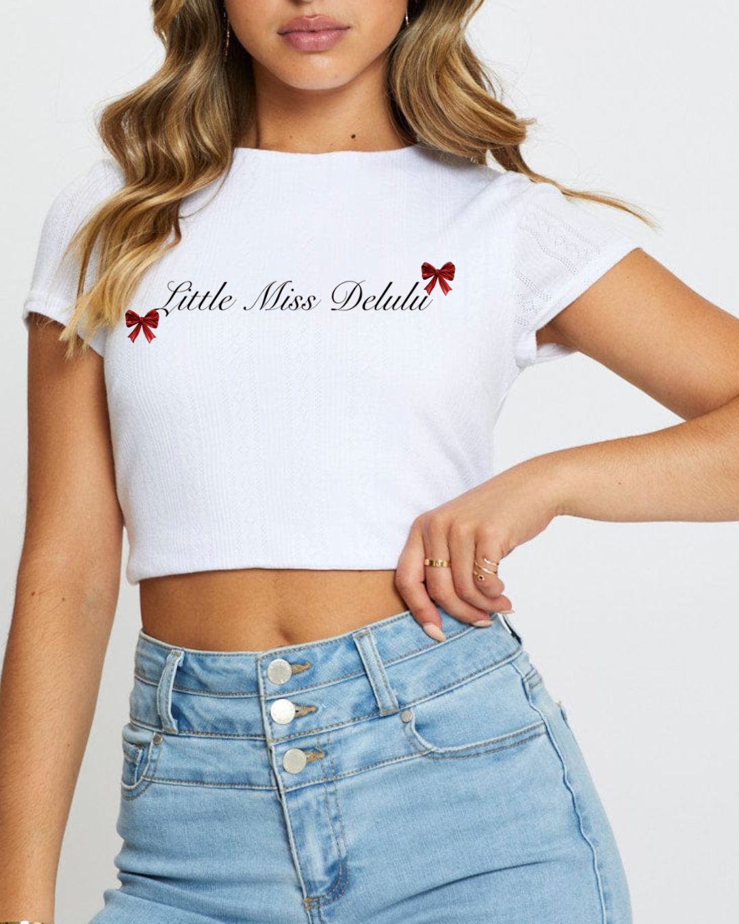 Little Miss Delulu Crop Top
