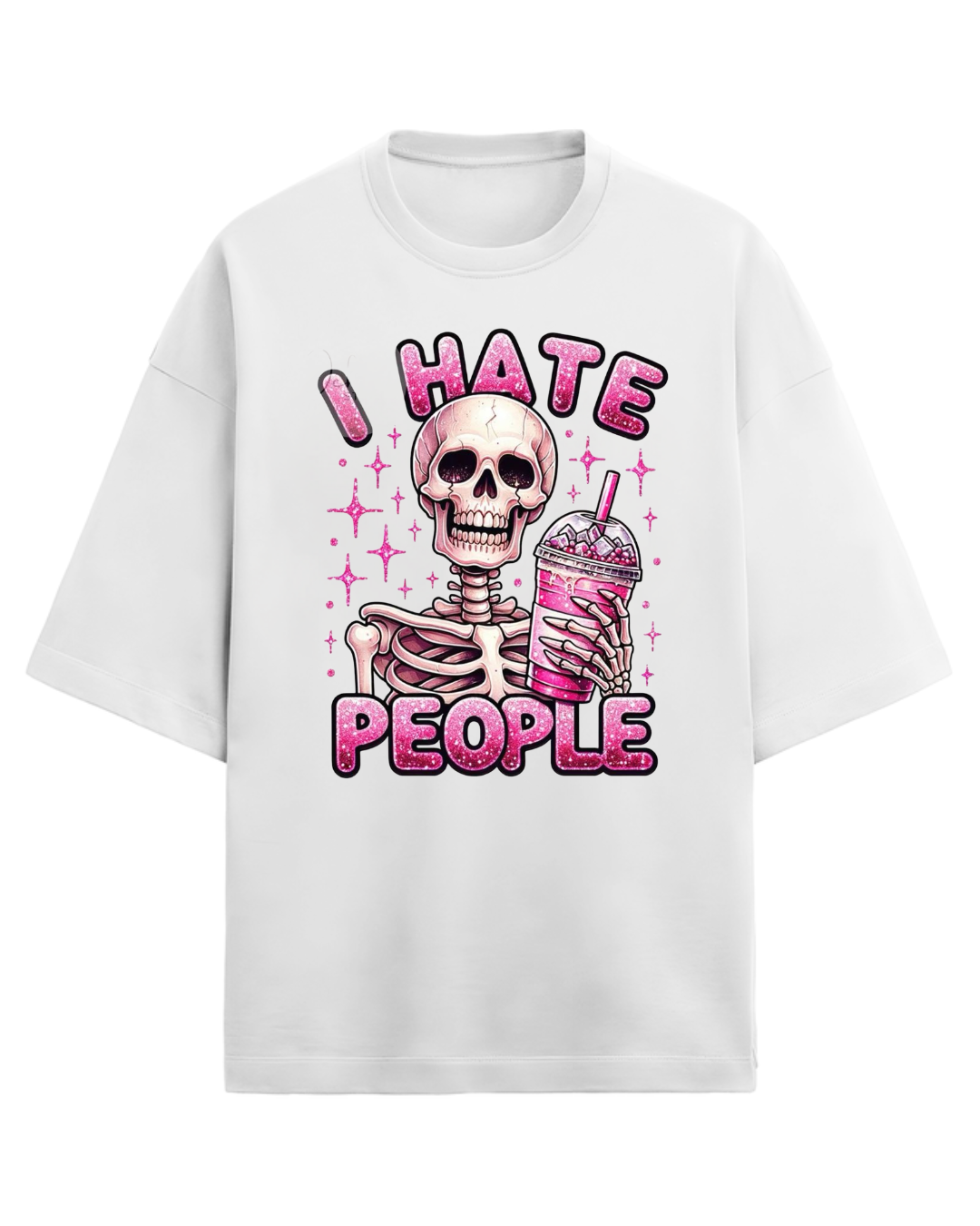 I Hate People Oversized T-shirt