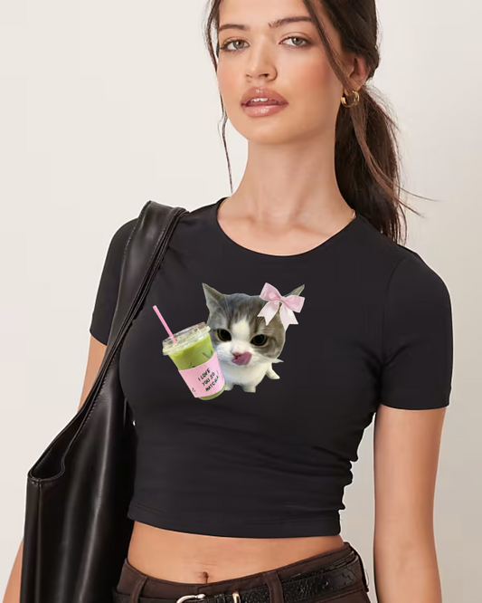 I Love You So Matcha Crop Top