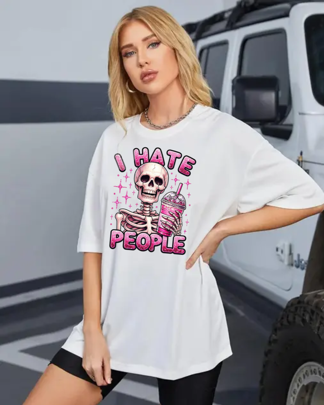 I Hate People Oversized T-shirt